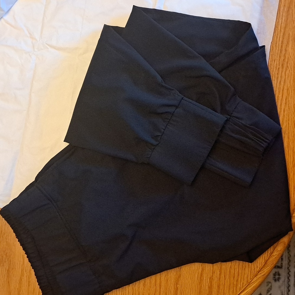JOGGERS. Women's black size large, lightweight, and really nicely made.